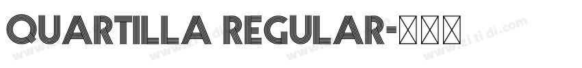 Quartilla Regular字体转换 Quartilla Regular字体转换